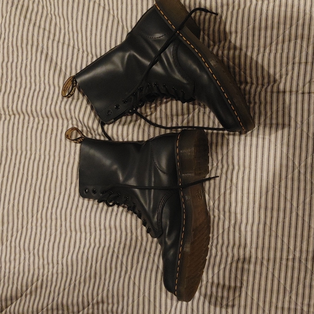 Doc Martens combat boots